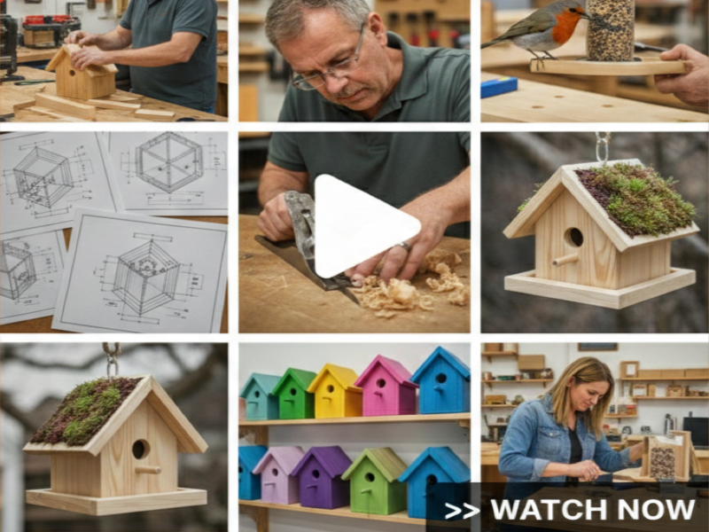 Birdhouse Plans Collage